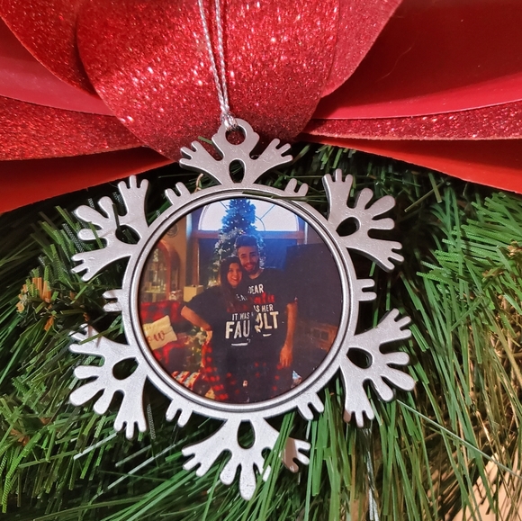 Metal Snowflake Christmas Ornament Custom Made - Picture 2 of 11